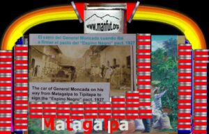 General Moncada in the car going to Tipitapa, May 4th. 1927.
